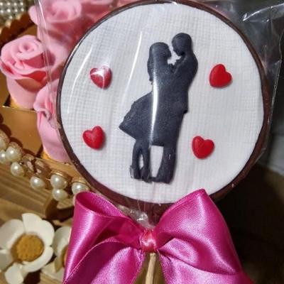 Cortador Casal Namorados Casamento Noivos Amor Tamanho 7Cm