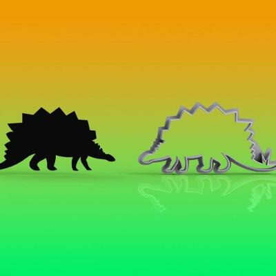 Cortador Dinossauro Mod 3 Tamanho 10Cm