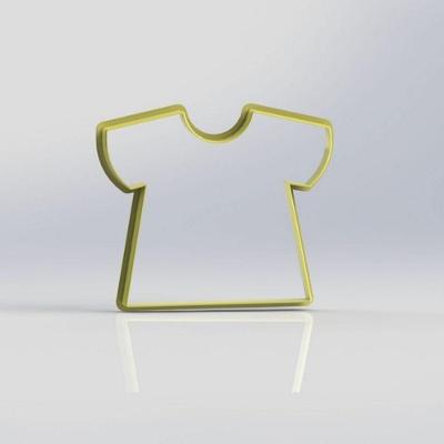 Cortador Camiseta Mod 3 Tamanho 8Cm