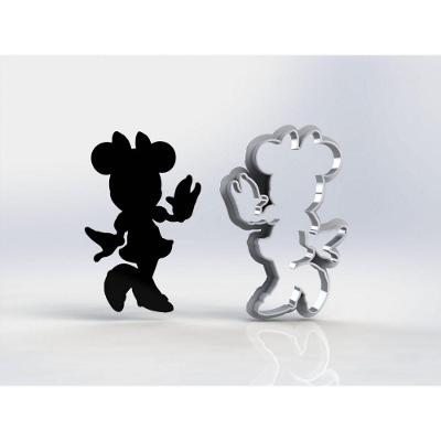 Cortador Minnie Silhueta Tamanho 6Cm