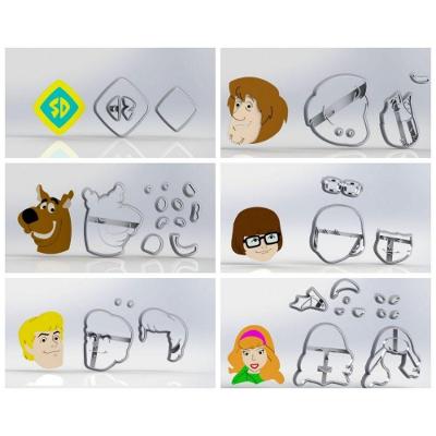 Cortador Kit Scooby Doo Completo Tamanho 6Cm