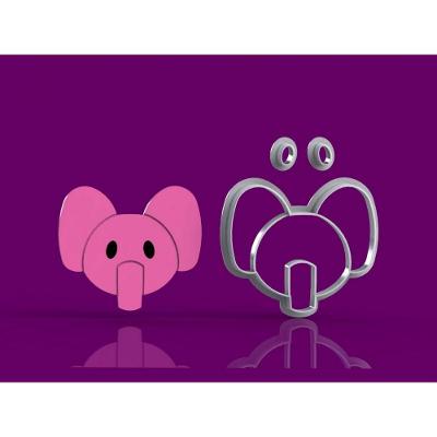 Cortador Pocoyo -Elly Modular Tamanho 5 Cm