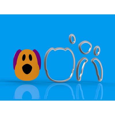 Cortador Pocoyo -Loula Modular Tamanho 5 Cm