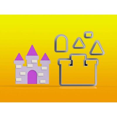 Cortador Rapunzel Castelo Modular Tamanho 5 Cm