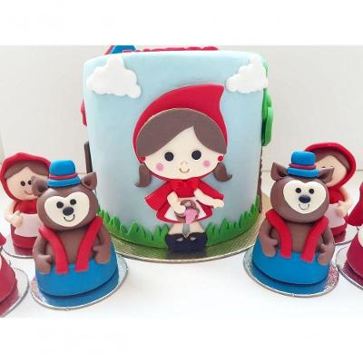 Cortador Chapeuzinho Vermelho Corpo Modular Tamanho 10Cm