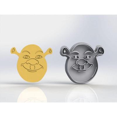 Cortador Shrek (Cortador E Marcador) Tamanho 6 Cm