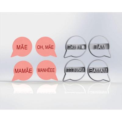 Cortador Placas Dia Das Mães Manheee Mamãe Oh Mãe 6cm