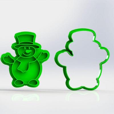 Cortador Natal Boneco de Neve Tamanho 7cm