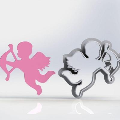 Cortador Dia Dos Namorados Cupido Anjo 2 Tamanho 9Cm
