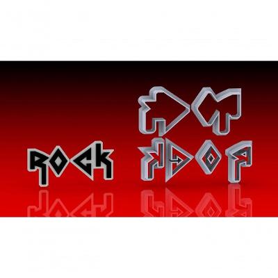 Cortador Rock Logo Modular Tamanho 6 Cm