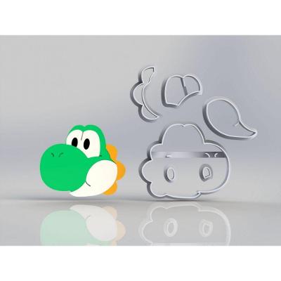 Cortador Super Mario - Yoshi- Modular Tamanho 6 Cm