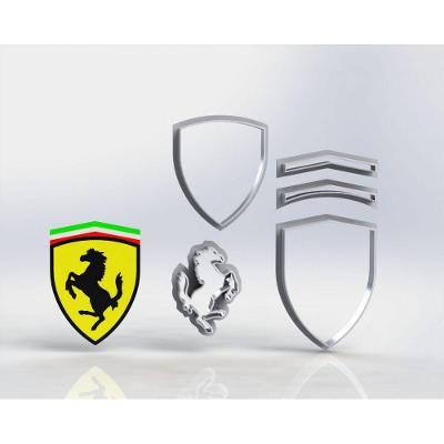 Cortador Escudo Da Ferrari Modular Tamanho 10 Cm