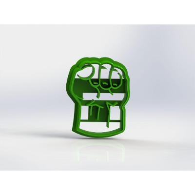 Cortador Heróis Mão Do Hulk 5 Cm