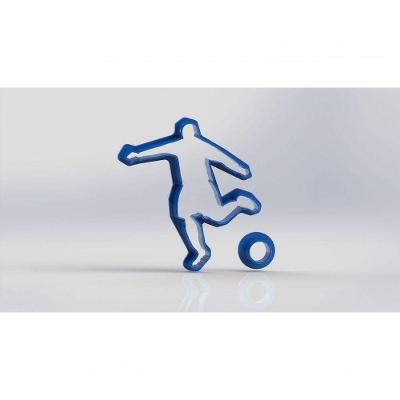 Cortador Jogador De Futebol Tamanho 10Cm