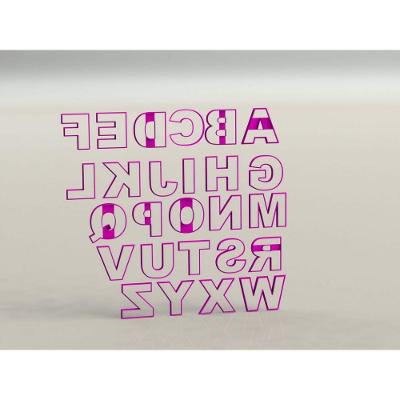Cortador Mod 4 - Letras Tamanho 8 Cm