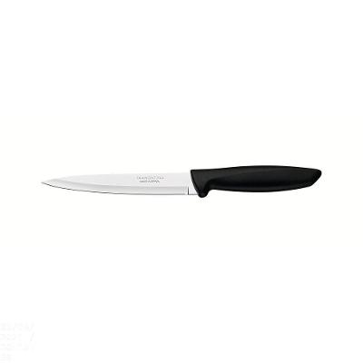 Faca Utility Tramontina Plenus Com Lâmina Em Aço Inox E Cabo De Polipropileno Preto 6" Tramontina