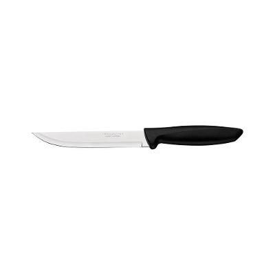 Faca Para Cozinha Plenus Com Lâmina Em Aço Inox E Cabo De Polipropileno Preto 6"