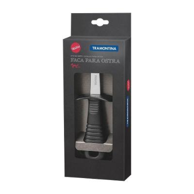 Faca Para Ostra Tramontina Utilitá Em Aço Inox Com Cabo De Polipropileno Preto 3" Tramontina
