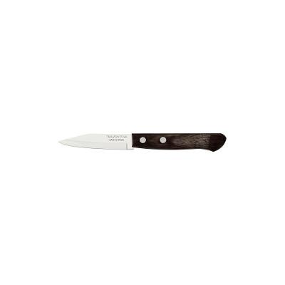 Faca Para Legumes E Frutas Polywood Com Lâmina Em Aço Inox E Cabo De Madeira Castanho 3"