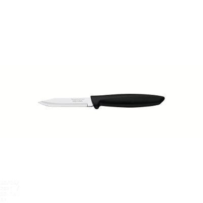 Faca Para Legumes E Frutas Plenus Com Lâmina Em Aço Inox E Cabo De Polipropileno Preto 3"
