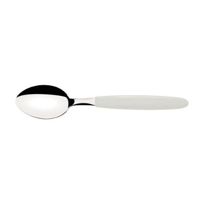 Colher De Mesa Tramontina Ipanema Com Lâmina Em Aço Inox E Cabo De Polipropileno Branco Tramontina