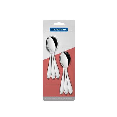 Conj De Colheres Para Cha Tramontina Maresias Inox 6 Pç.
