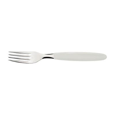 Garfo De Mesa Tramontina Ipanema Com Lâmina Em Aço Inox E Cabo De Polipropileno Branco Tramontina