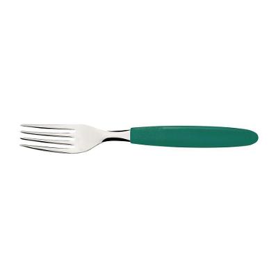 Garfo De Mesa Ipanema Com Lâmina Em Aço Inox E Cabo De Polipropileno Verde Esmeralda