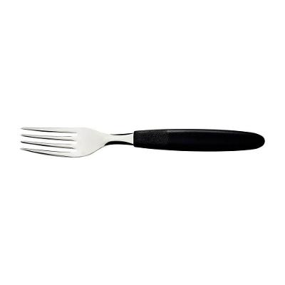 Garfo De Mesa Tramontina Ipanema Com Lâmina Em Aço Inox E Cabo De Polipropileno Preto Tramontina