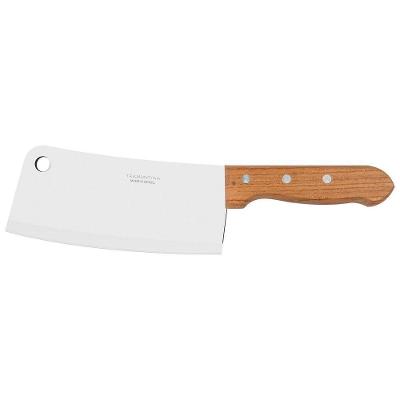 Cutelo 7" Lâmina Aço Inox Cabo Madeira Natural Tramontina