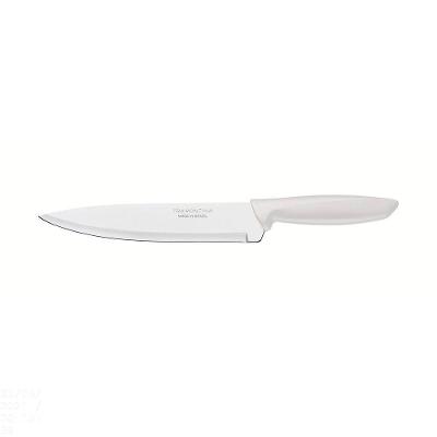 Faca Chef Tramontina Plenus Com Lâmina Em Aço Inox E Cabo De Polipropileno Off White 8" Tramontina