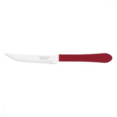 Faca para Churrasco Tramontina Leme Vermelho 4´´