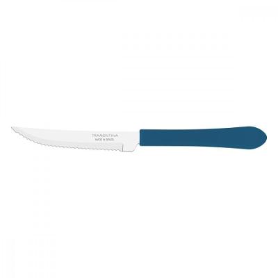 Faca para Churrasco Tramontina Leme Azul Oceano 4´´