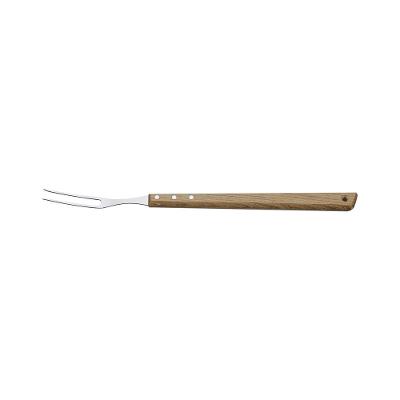 Garfo Trinchante Tramontina Churrasco Inox Cabo Madeira 46cm