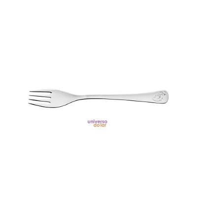 Garfo Infantil Baby Tramontina Em Aço Inox Aço Inox