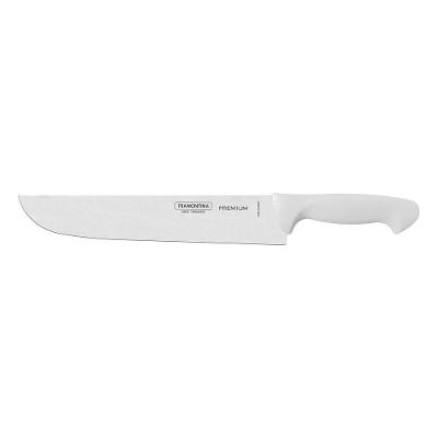 Faca Chef Tramontina Premium Com Lâmina Em Aço Inox E Cabo De Polipropileno Branco 10" Tramontina