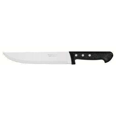Faca Para Cozinha Plenus Com Lâmina Em Aço Inox E Cabo De Polipropileno Preto 8"