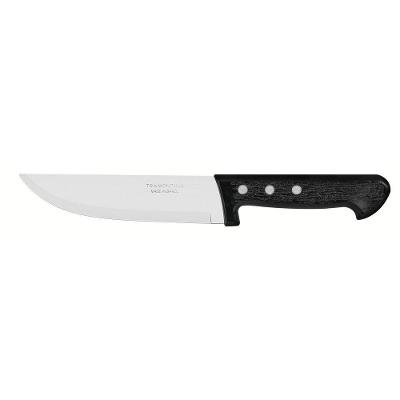 Faca Para Cozinha Plenus Com Lâmina Em Aço Inox E Cabo De Polipropileno Preto 6"
