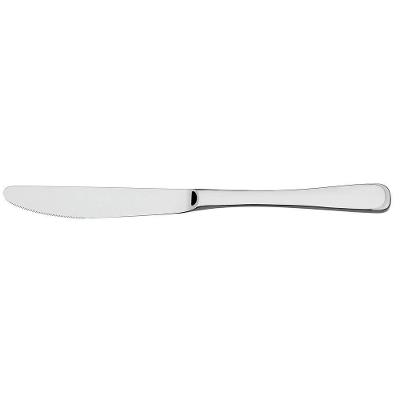 Faca De Mesa Mônaco Em Aço Inox Forjado 6mm Acabamento Alto Brilho Com Detalhes No Cabo