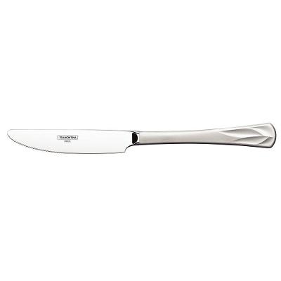 Faca Para Sobremesa Escultura Tramontina Em Aço Inox Acabamento Brilho E Fosco Tramontina