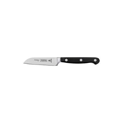 Faca Legumes E Frutas Century Em Aço Inox Cabo Policarbonato E Fibra De Vidro 3" Preto