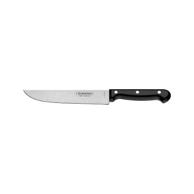 Faca Para Cozinha Ultracorte Com Lâmina Em Aço Inox E Cabo De Polipropileno Preto 6"