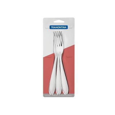 Conjunto De Garfos De Mesa Tramontina Laguna Em Aço Inox 3 Peças Tramontina