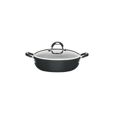 Arrozeira Tramontina Mônaco Induction Alumínio Antiaderente Starflon Preto 28 Cm 4,2 L Tramontina