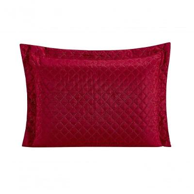 Porta Travesseiro Com Debrum Requinte Liso 01 Peça - Vermelho