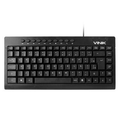 Mini Teclado Multimídia Vinik Dynamic, Usb, Abnt2, Preto - Dt111