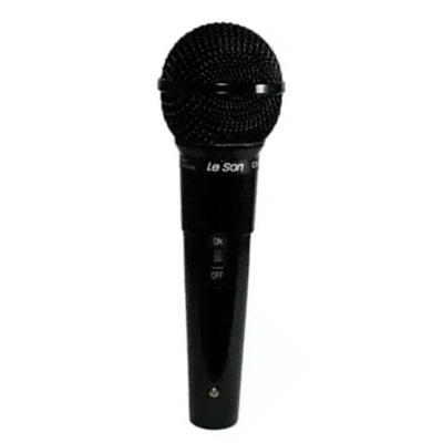 Microfone C-fio Mc-200 Preto Brilhante Leson