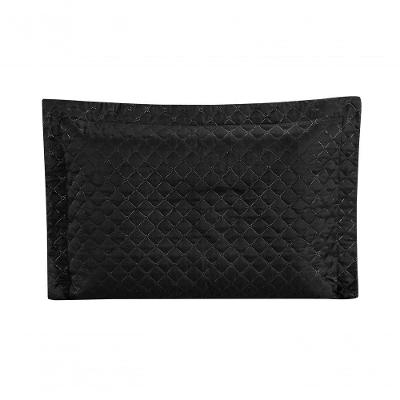 Porta Travesseiro Com Debrum Requinte Liso 01 Peça - Preto