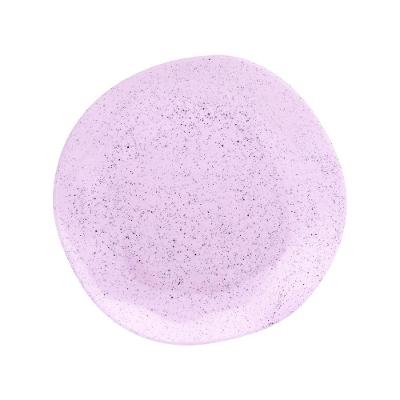 Jogo De Pratos Fundos Em Porcelana Ryo Com 6 Peças 22,5cm Oxford Pink Sand