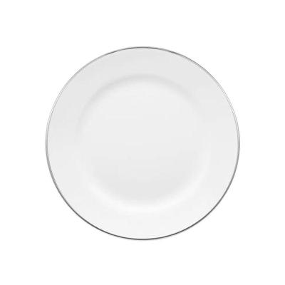 Jogo De Pratos Sobremesa Em Porcelana Flamingo Com 6 Peças 22cm Oxford Isabel